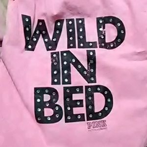Pink Wild in bed pj bottoms